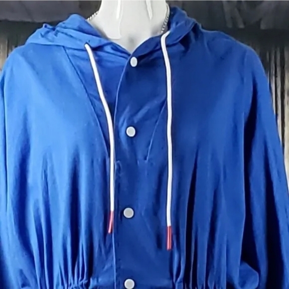 Katie Sturino X StitchFix Gemma Linen Cargo jacket M - Picture 4 of 7